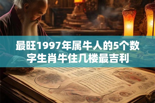 最旺1997年属牛人的5个数字生肖牛住几楼最吉利 最旺1997年属牛人的5个数字生肖牛住几楼最吉利