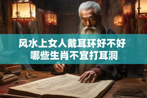 风水上女人戴耳环好不好 哪些生肖不宜打耳洞