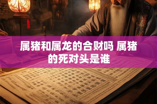 属猪和属龙的合财吗 属猪的死对头是谁 属猪和属龙的合财吗 属猪的死对头是谁