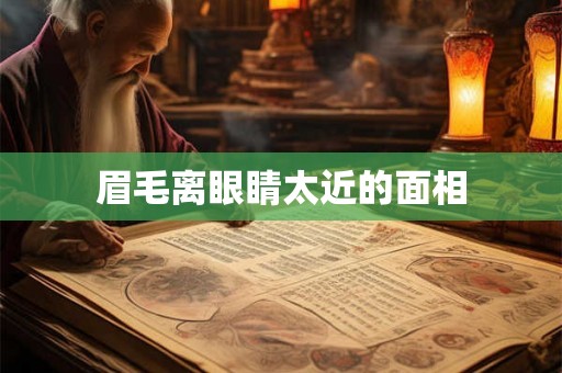 眉毛离眼睛太近的面相 眉毛离眼睛太近的面相