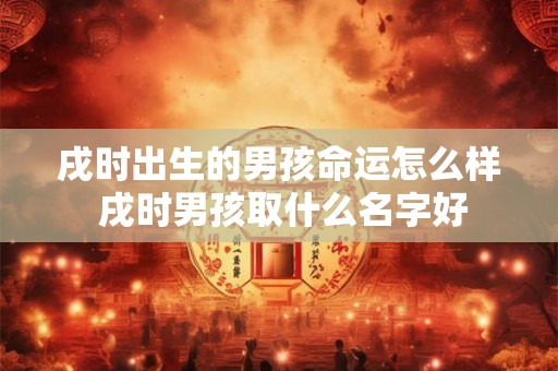 戌时出生的男孩命运怎么样 戌时男孩取什么名字好 戌时出生的男孩命运怎么样 戌时男孩取什么名字好