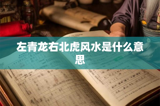 左青龙右北虎风水是什么意思 左青龙右北虎风水是什么意思