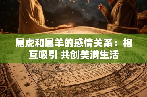 属虎和属羊的感情关系:相互吸引 共创美满生活 属虎和属羊的感情关系:相互吸引 共创美满生活