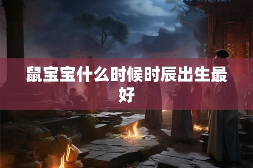 鼠宝宝什么时候时辰出生最好 鼠宝宝什么时候时辰出生最好