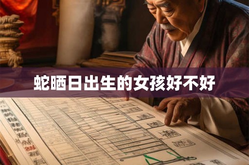 蛇晒日出生的女孩好不好 蛇晒日出生的女孩好不好