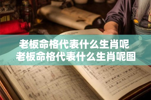 老板命格代表什么生肖呢 老板命格代表什么生肖呢图片