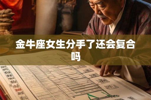 金牛座女生分手了还会复合吗 金牛座女生分手了还会复合吗