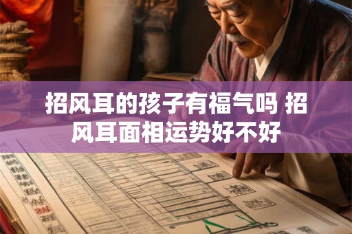 招风耳的孩子有福气吗 招风耳面相运势好不好 招风耳的孩子有福气吗 招风耳面相运势好不好