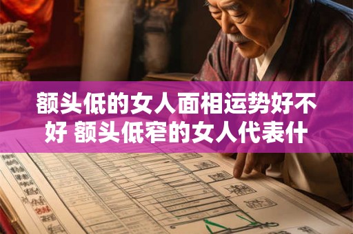额头低的女人面相运势好不好 额头低窄的女人代表什么 额头低的女人面相运势好不好 额头低窄的女人代表什么