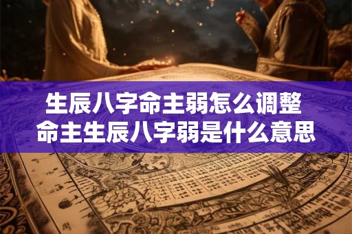 生辰八字命主弱怎么调整 命主生辰八字弱是什么意思 生辰八字命主弱怎么调整 命主生辰八字弱是什么意思