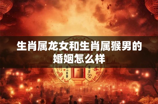 生肖属龙女和生肖属猴男的婚姻怎么样 生肖属龙女和生肖属猴男的婚姻怎么样