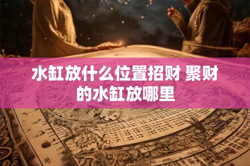水缸放什么位置招财 聚财的水缸放哪里 水缸放什么位置招财 聚财的水缸放哪里