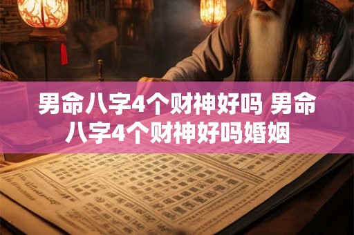 男命八字4个财神好吗 男命八字4个财神好吗婚姻 男命八字4个财神好吗 男命八字4个财神好吗婚姻
