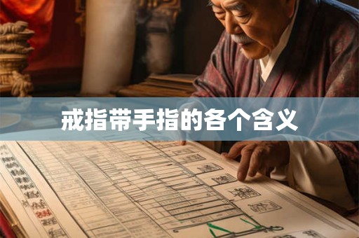 戒指带手指的各个含义 戒指带手指的各个含义