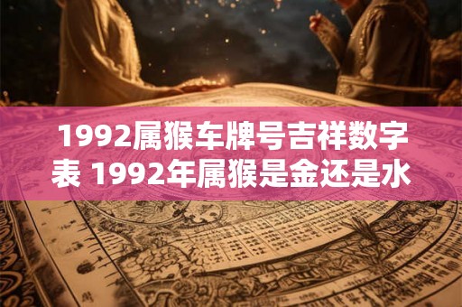 1992属猴车牌号吉祥数字表 1992年属猴是金还是水 1992属猴车牌号吉祥数字表 1992年属猴是金还是水