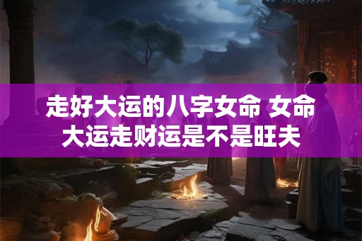 走好大运的八字女命 女命大运走财运是不是旺夫 走好大运的八字女命 女命大运走财运是不是旺夫