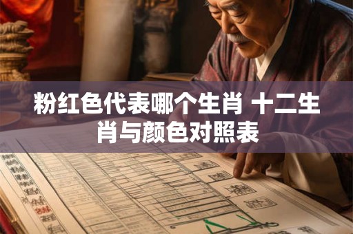 粉红色代表哪个生肖 十二生肖与颜色对照表 粉红色代表哪个生肖 十二生肖与颜色对照表