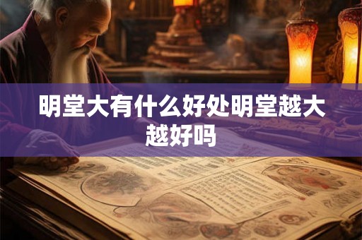 明堂大有什么好处明堂越大越好吗 明堂大有什么好处明堂越大越好吗