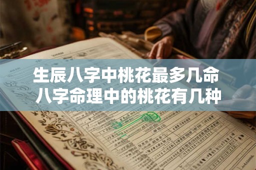 生辰八字中桃花最多几命 八字命理中的桃花有几种 生辰八字中桃花最多几命 八字命理中的桃花有几种
