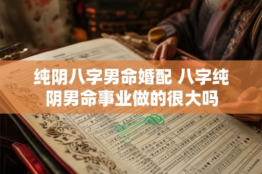 纯阴八字男命婚配 八字纯阴男命事业做的很大吗 纯阴八字男命婚配 八字纯阴男命事业做的很大吗