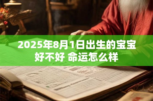 2025年8月1日出生的宝宝好不好 命运怎么样 2025年8月1日出生的宝宝好不好 命运怎么样