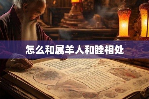 怎么和属羊人和睦相处 怎么和属羊人和睦相处