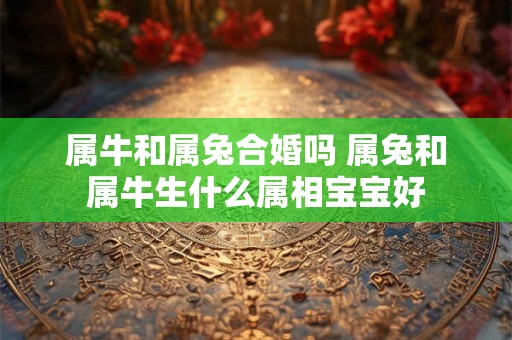 属牛和属兔合婚吗 属兔和属牛生什么属相宝宝好