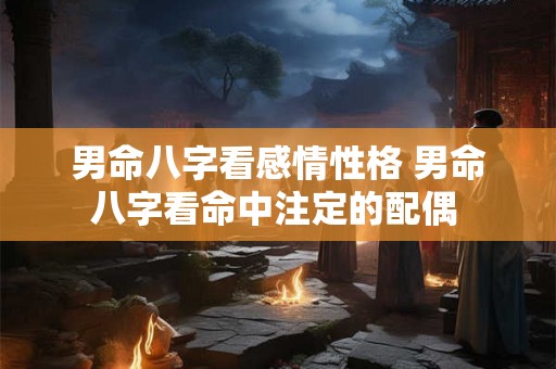 男命八字看感情性格 男命八字看命中注定的配偶 男命八字看感情性格 男命八字看命中注定的配偶