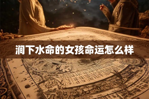涧下水命的女孩命运怎么样 涧下水命的女孩命运怎么样