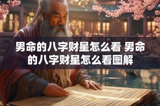 男命的八字财星怎么看 男命的八字财星怎么看图解 男命的八字财星怎么看 男命的八字财星怎么看图解