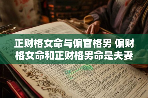 正财格女命与偏官格男 偏财格女命和正财格男命是夫妻会怎么样 正财格女命与偏官格男 偏财格女命和正财格男命是夫妻会怎么样