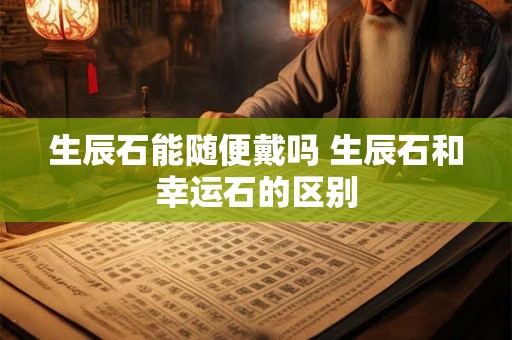 生辰石能随便戴吗 生辰石和幸运石的区别 生辰石能随便戴吗 生辰石和幸运石的区别