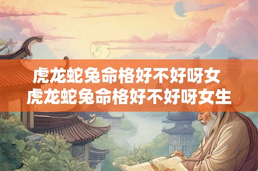 虎龙蛇兔命格好不好呀女 虎龙蛇兔命格好不好呀女生 虎龙蛇兔命格好不好呀女 虎龙蛇兔命格好不好呀女生
