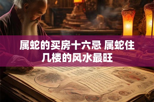 属蛇的买房十六忌 属蛇住几楼的风水最旺 属蛇的买房十六忌 属蛇住几楼的风水最旺