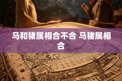 马和猪属相合不合 马猪属相合 马和猪属相合不合 马猪属相合