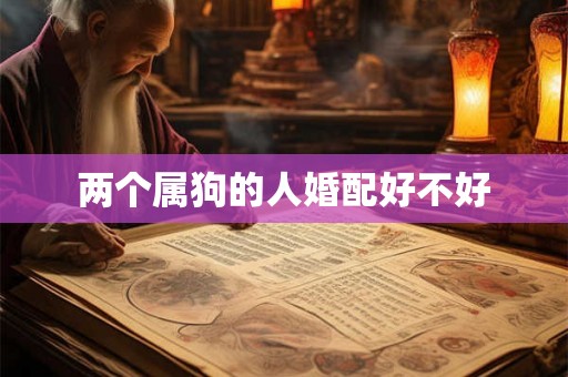 两个属狗的人婚配好不好 两个属狗的人婚配好不好