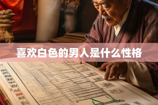喜欢白色的男人是什么性格