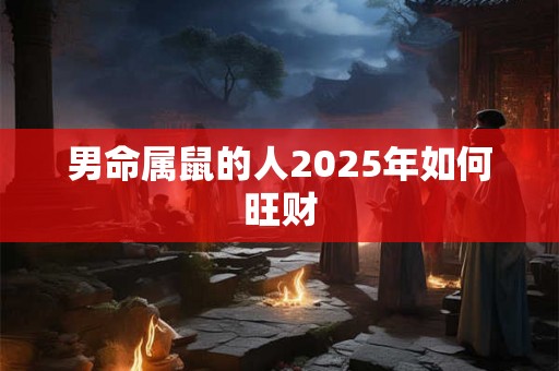 男命属鼠的人2025年如何旺财 男命属鼠的人2025年如何旺财