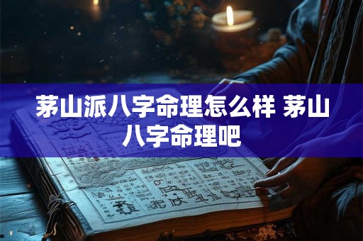 茅山派八字命理怎么样 茅山八字命理吧 茅山派八字命理怎么样 茅山八字命理吧