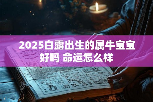 2025白露出生的属牛宝宝好吗 命运怎么样