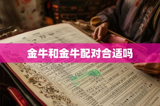 金牛和金牛配对合适吗 金牛和金牛配对合适吗