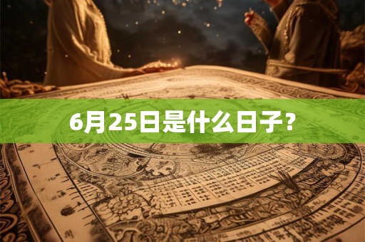 6月25日是什么日子? 6月25日是什么日子?