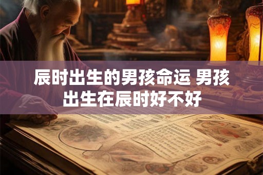 辰时出生的男孩命运 男孩出生在辰时好不好 辰时出生的男孩命运 男孩出生在辰时好不好