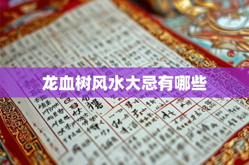 龙血树风水大忌有哪些 龙血树风水大忌有哪些