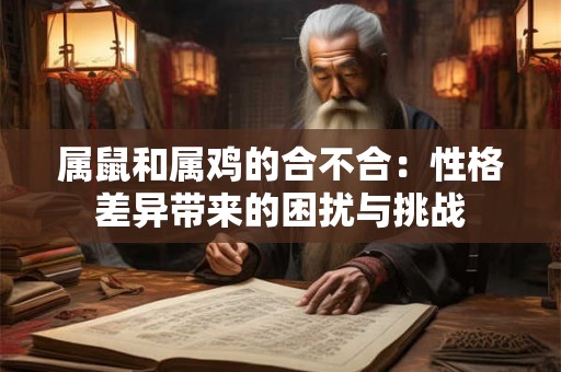 属鼠和属鸡的合不合:性格差异带来的困扰与挑战 属鼠和属鸡的合不合:性格差异带来的困扰与挑战