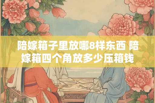 陪嫁箱子里放哪8样东西 陪嫁箱四个角放多少压箱钱 陪嫁箱子里放哪8样东西 陪嫁箱四个角放多少压箱钱