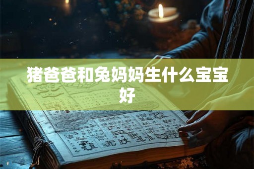 猪爸爸和兔妈妈生什么宝宝好 猪爸爸和兔妈妈生什么宝宝好