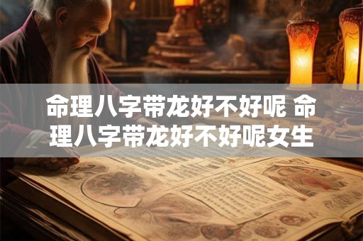 命理八字带龙好不好呢 命理八字带龙好不好呢女生 命理八字带龙好不好呢 命理八字带龙好不好呢女生