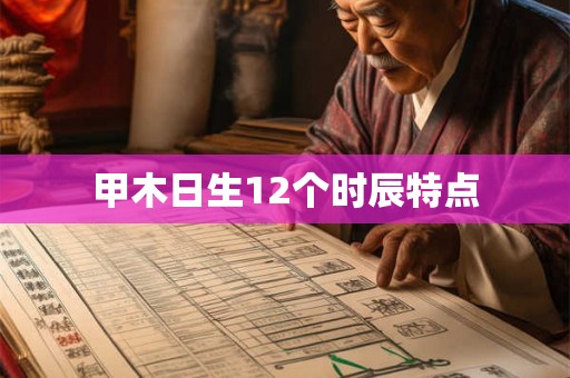 甲木日生12个时辰特点 甲木日生12个时辰特点
