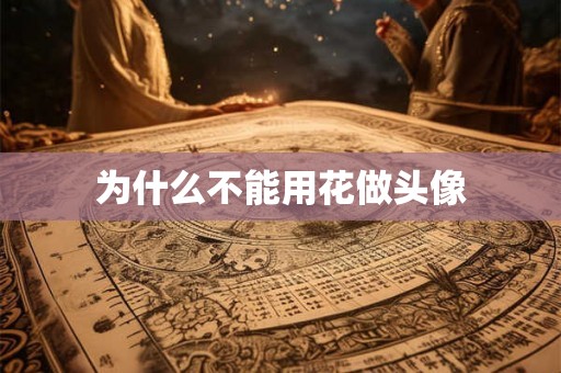为什么不能用花做头像